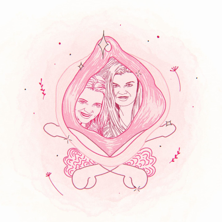 Vulva's en schaamhaar tijdens 'Ongelikt' van de Sekszusjes