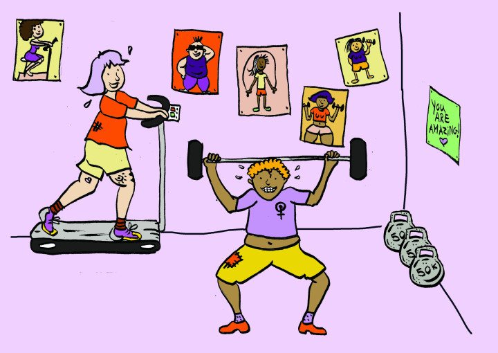 Comfortabel sporten in de vrouwen- en queer-sportscholen