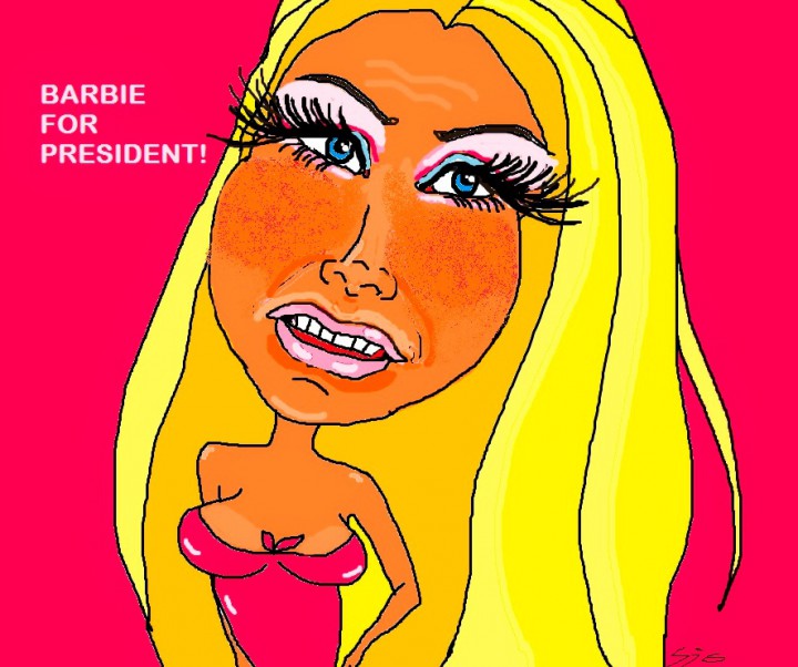 Stem feministisch, stem Barbie!